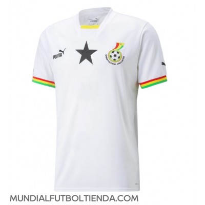 Camiseta Ghana Primera Equipación Replica Mundial 2022 mangas cortas